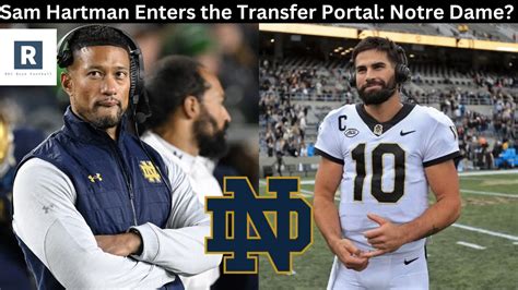 Sam Hartman Enters The College Football Transfer Portal Notre Dame The