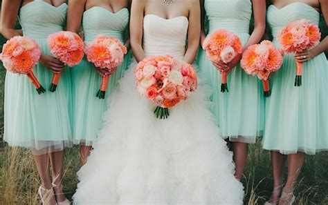 Premium Ai Image Bridesmaids Holding Their Bouquets In A Line