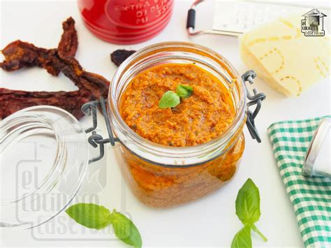 Pesto Rosso Siciliano El Cocinero Casero Salsas Y Vinagretas