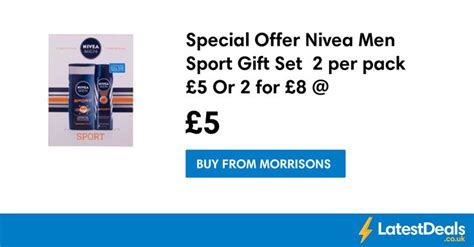 Special Offer On Nivea Men Sport Gift Set