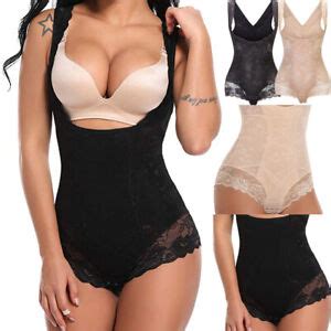 Damen Shapewear Body Figurformend Miederbody Shaper Bauchweg Push Up