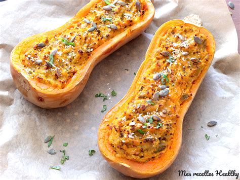 Recette De Butternut Farcie Courge Butternut Farcie Au Ch Vre