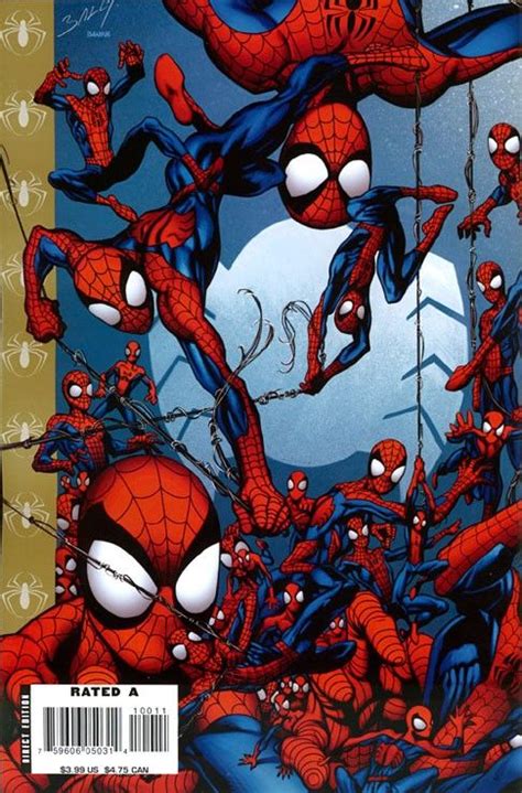 The Amazing Spider Man Comic Book Cover With Many Different Faces