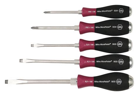 Wiha Tools Demolition Screwdriver Set Assorted Number Of Pieces 5