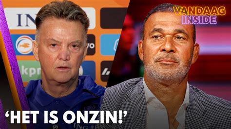 Louis Van Gaal Slaat Terug Naar Ruud Gullit Het Is Onzin Vandaag