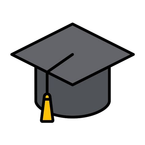 Premium Vector Graduate Hat Vector Illustration Style