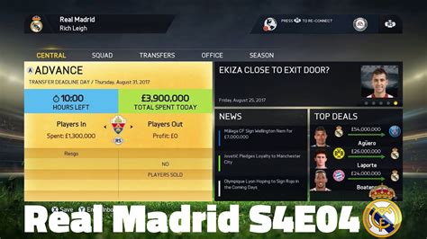 FIFA 15 Real Madrid Career Mode Transfer Deadline Day S4E04 YouTube