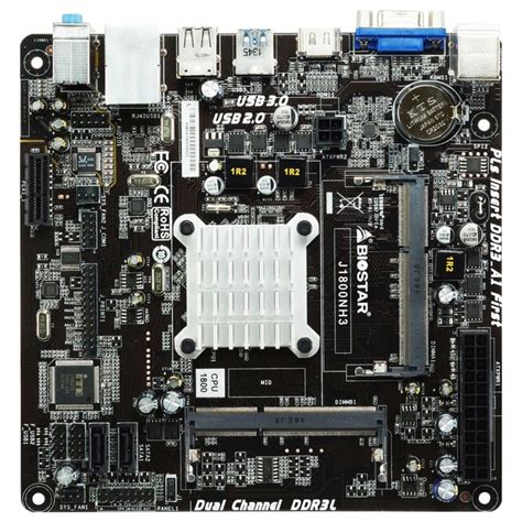 Placa De Baza Biostar Intel Celeron J Mini Itx Xso Dimm Ddr L