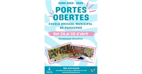 Portes Obertes A Lescola Bressol Municipal Curs