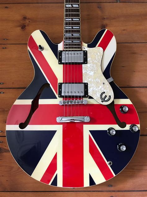 Epiphone Union Jack Noel Gallagher God S Own Guitars