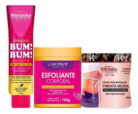 Creme Empina Bumbum Esfoliante Bumbum Creme Pimenta Negra