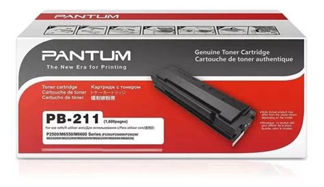 Toner Pantum Original Nt Pb211 P2500 P2500w M6500 M6500