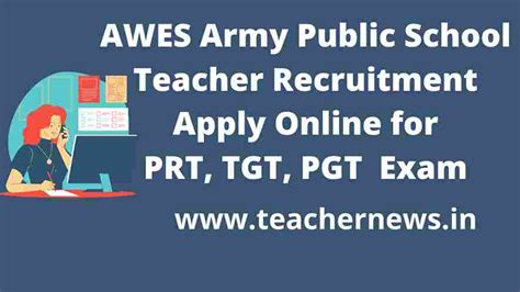 AWES Army Public School Teacher Recruitment 2022 Apply Online For PRT