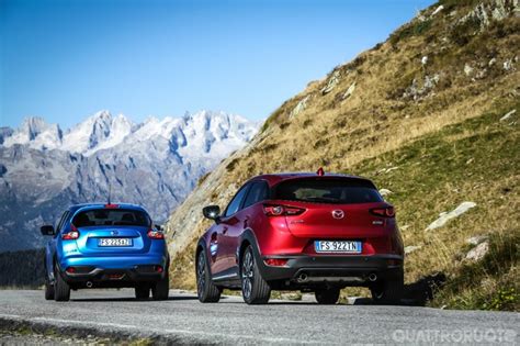 Mazda Cx 3 Vs Nissan Juke Prova E Opinioni Sfida Tra Crossover