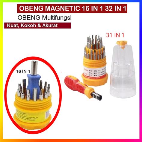 Jual Obeng Multifungsi Set 16 In 1 Obeng Set Multifungsi 31 In 1