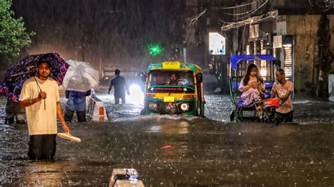 Delhi Schools Closed As Heavy Rainfall Leaves City Inundated See Pics