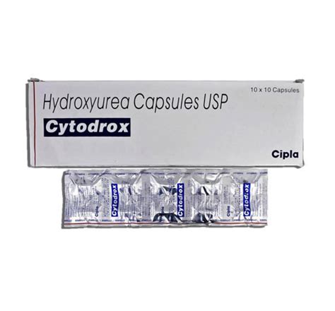 Buy Cytodrox Hydroxyurea 500 Mg 100 Tablet Online