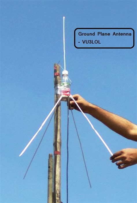 VU3LOL - HomeBrewing Projects: Ground Plane Antenna