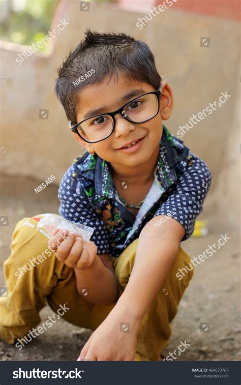 Indian Child Wearing Glasses Stock Photo 464673767 | Shutterstock