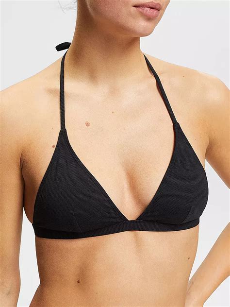 ESPRIT Damen Neckholder Bikinioberteil Hamptons Beach Schwarz