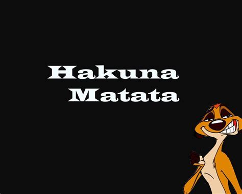 Hakuna Matata Wallpapers Wallpaper Cave