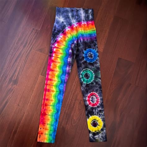 Phish Pants And Jumpsuits Sleeping On Rainbows Leggings Tie Dye