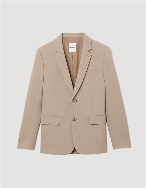 Wool Suit Jacket Suits And Blazers Sandro Paris