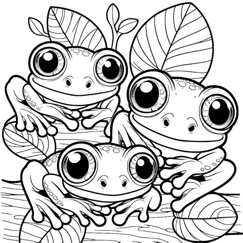 Red Eyed Tree Frog Coloring Pages Coloring Pages Gem