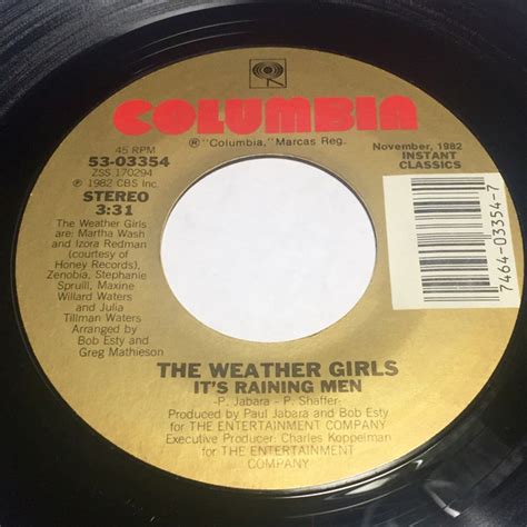 The Weather Girls - It's Raining Men (1982, Vinyl) | Discogs