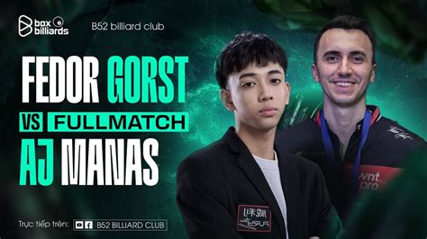 Fullmatch Fedor Gorst Vs Albert James Manas Race To Billiards