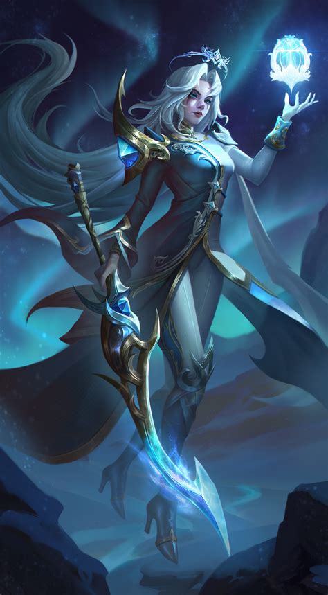 Artstation League Of Legends Illustration Winterblessed Diana