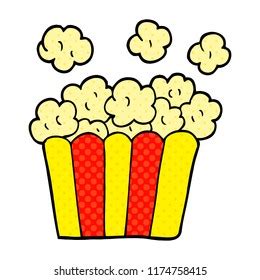 Cartoon Doodle Cinema Popcorn Stock Vector Royalty Free 1174779583