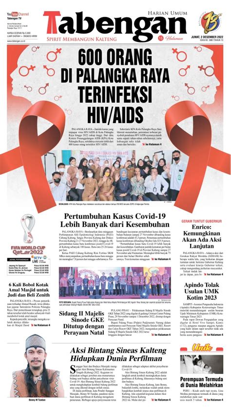 Koran Harian Umum Tabengan Edisi Desember