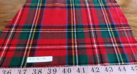 Christmas plaid fabric - Flannel plaid, for Christmas sewing