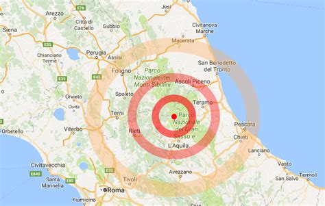 Terremoto Centro Italia Intensa Scossa Tra Lazio E Abruzzo Nella