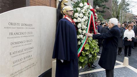 Anni Fa Il Rapimento Di Aldo Moro La Commemorazione In Via Fani