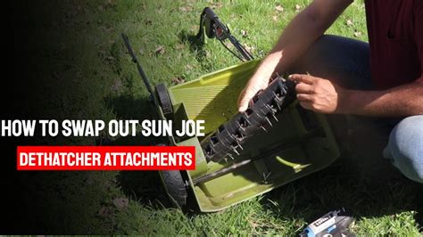 Sun Joe Dethatcher Manual