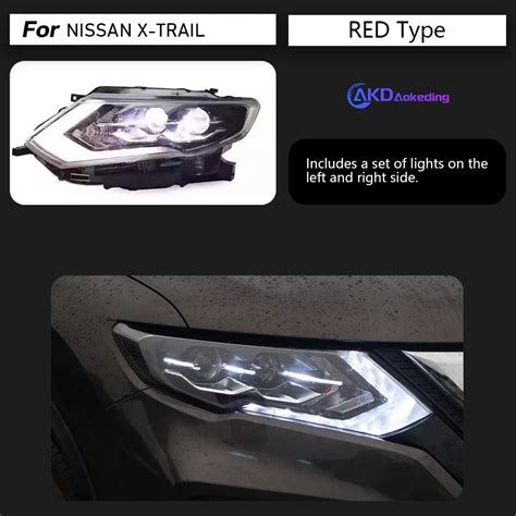 Akd Car Styling Head Lamp For Nissan X Trail Led Headlight