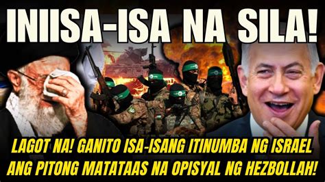 Lagot Na Ganito Isa Isang Itinumba Ng Israel Ang Pitong Matataas Na