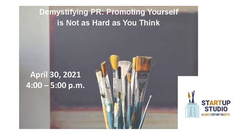 Demystifying Pr Promoting Yourself Is Not As Hard As You Think