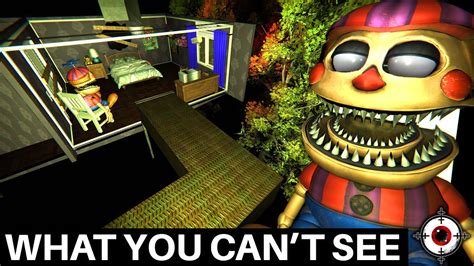 What FNAF The Glitched Attraction Hides Off Camera In The FNAF 4 Escape