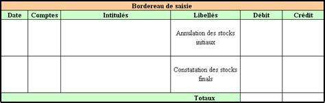 LES STOCKS INVENTAIRE ET VARIATIONS