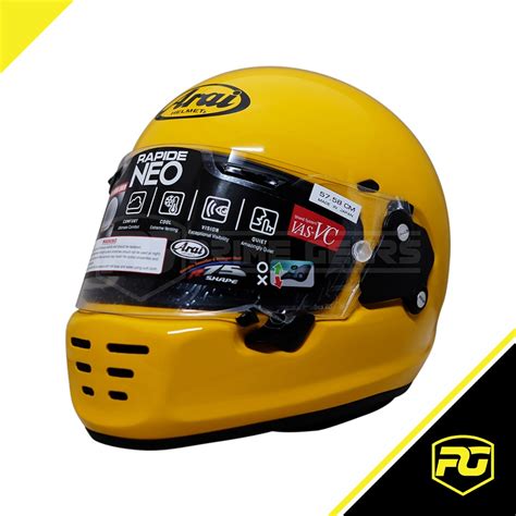 Jual Arai Rapide Neo Sport Yellow Full Face Helmet Shopee Indonesia