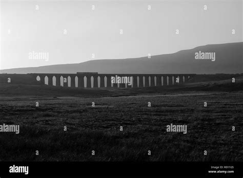 An Arriva Northern Rail Class Sprinter Train Crossing Ribblehead