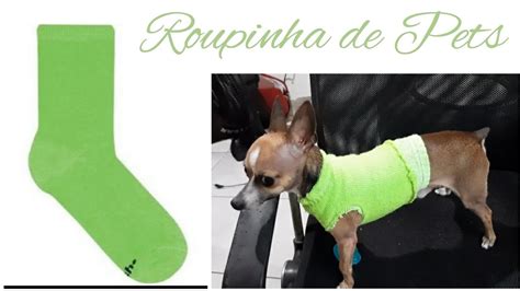 Total 31 imagem como fazer roupa para cachorro meia calça br