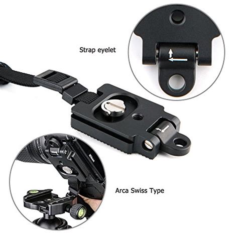 JJC Deluxe DSLR Camera Hand Strap With Quick Release Plate For Canon