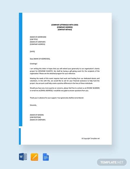 Solicitation Letter Template 12 Free Pdf Format Download Free