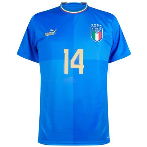 Puma Italy Home Chiesa 14 Shirt 2022 2023 Official Printing