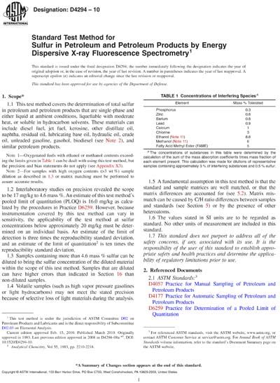 Astm D Standard Test Method For Sulfur In Petroleum And Hot Sex