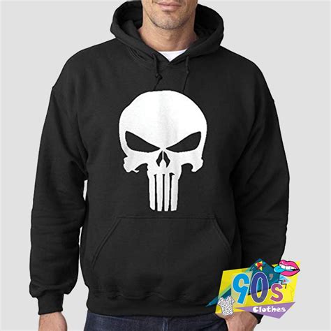 The Punisher Skull Pullover Hoodie On Sale